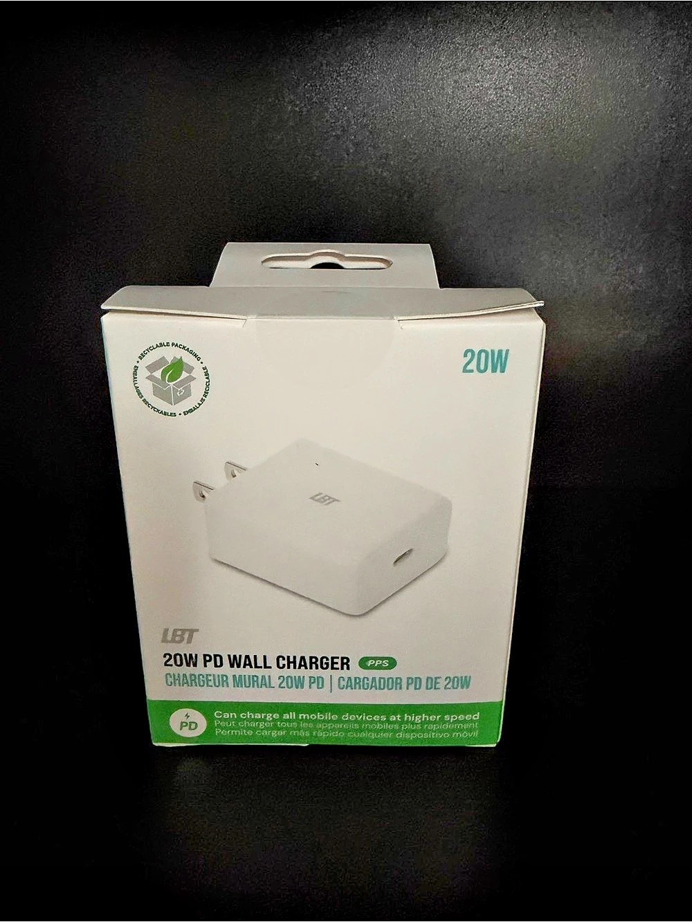 LBT 20W PD Wall Charger White NWT